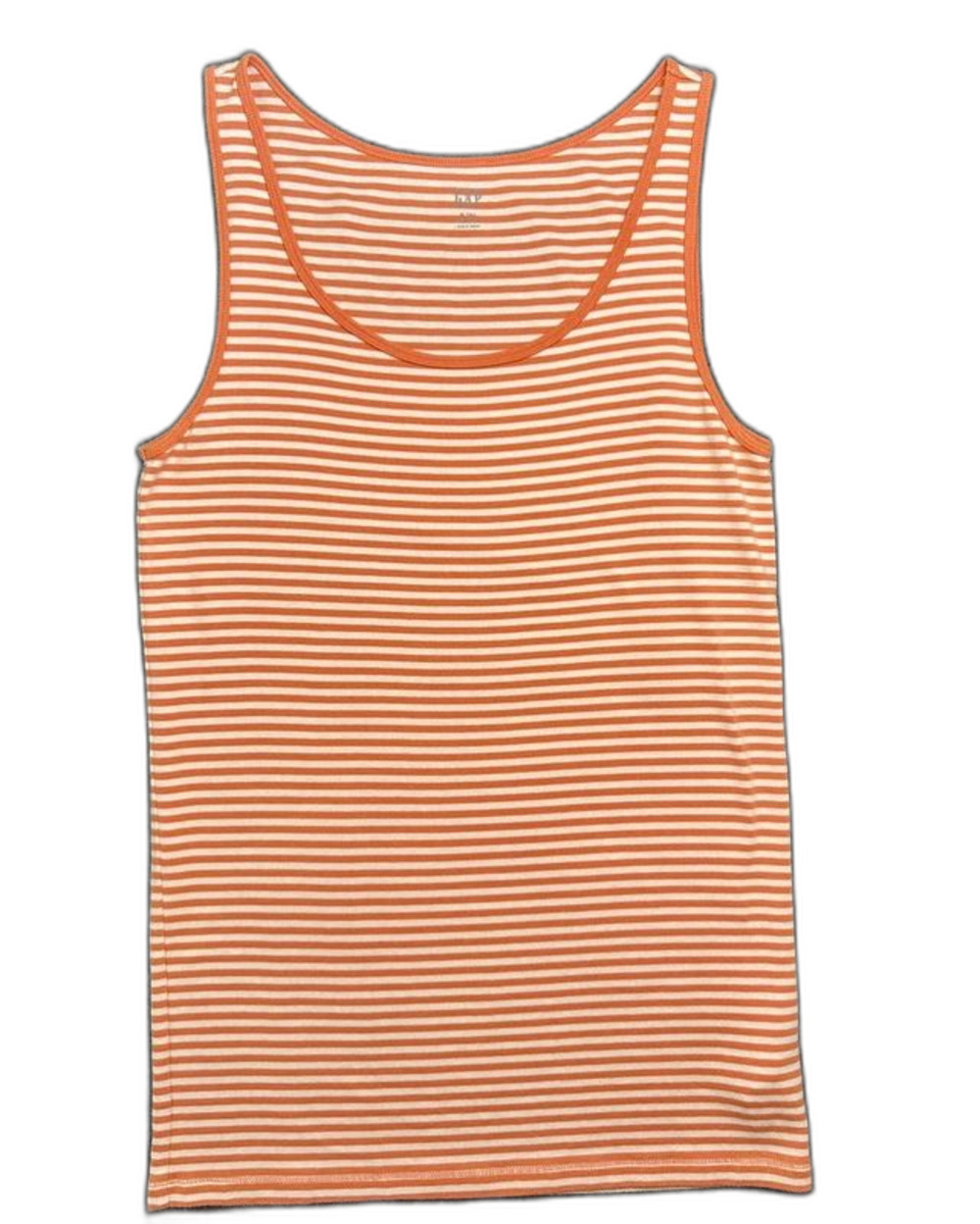 GAP Striped Peach & White Tank Top XL TALL